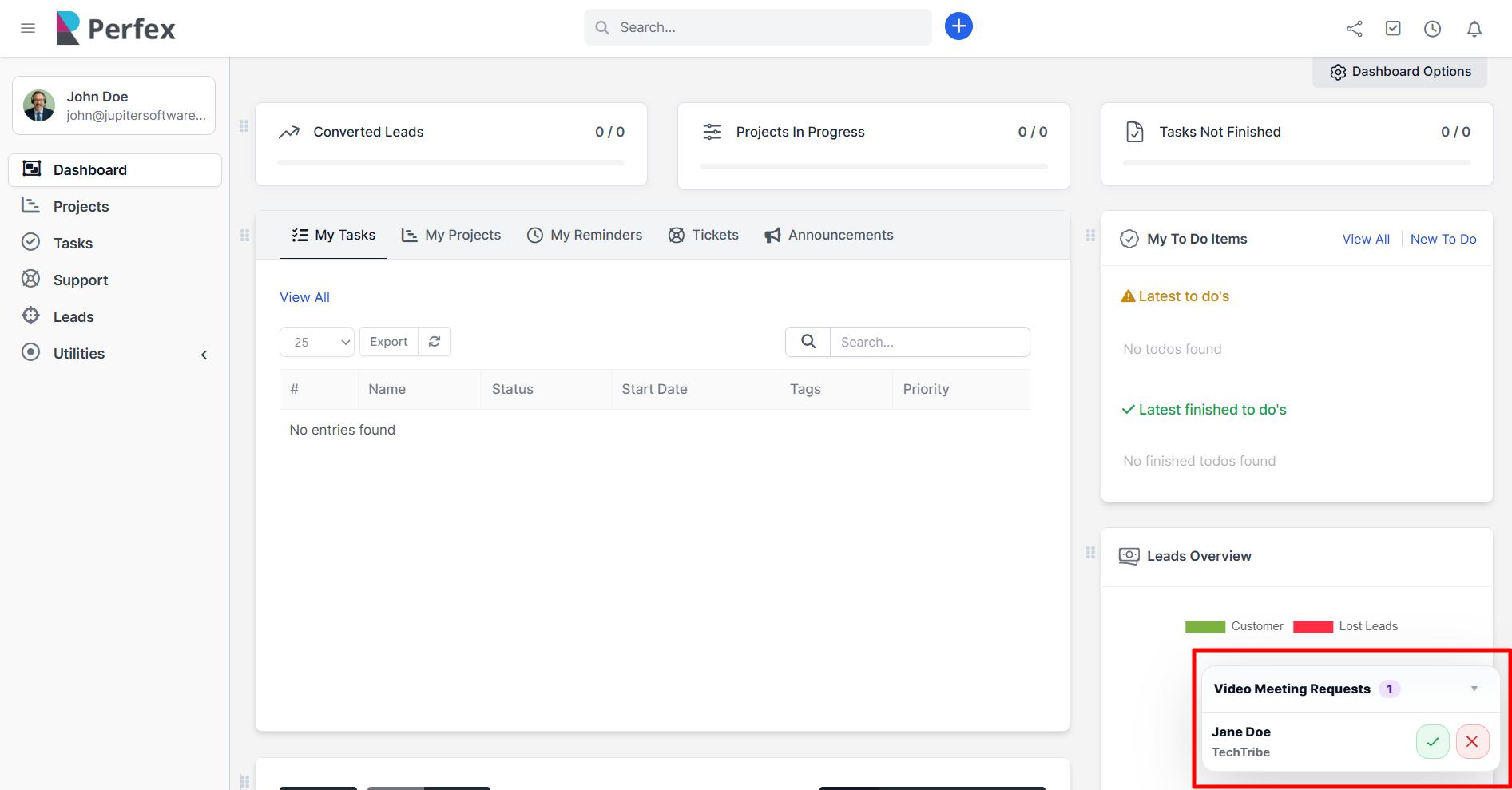 Perfex CRM Admin