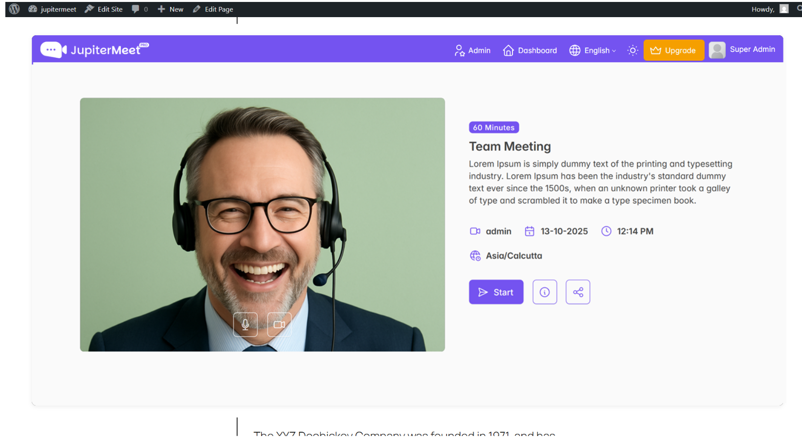 WP Meetings